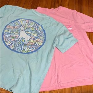 2 shirts- southern tide - southern fried cotton